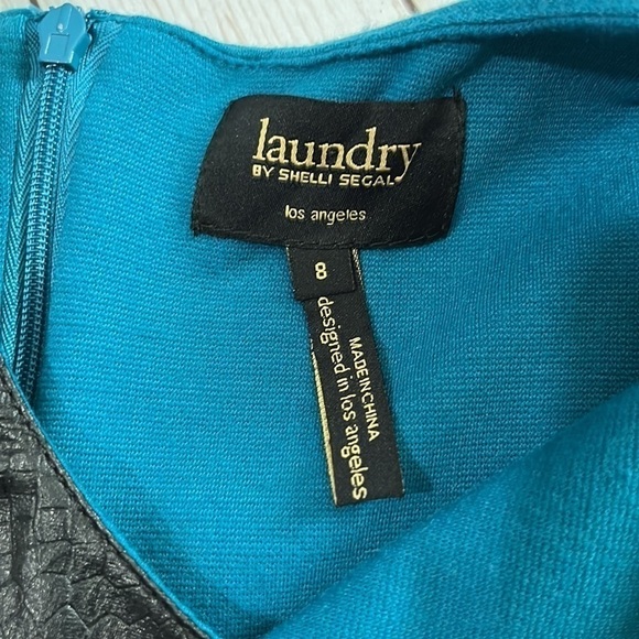 Laundry by Shelli Sagal Turquoise Dress Size 8 NWT - Picture 7 of 9